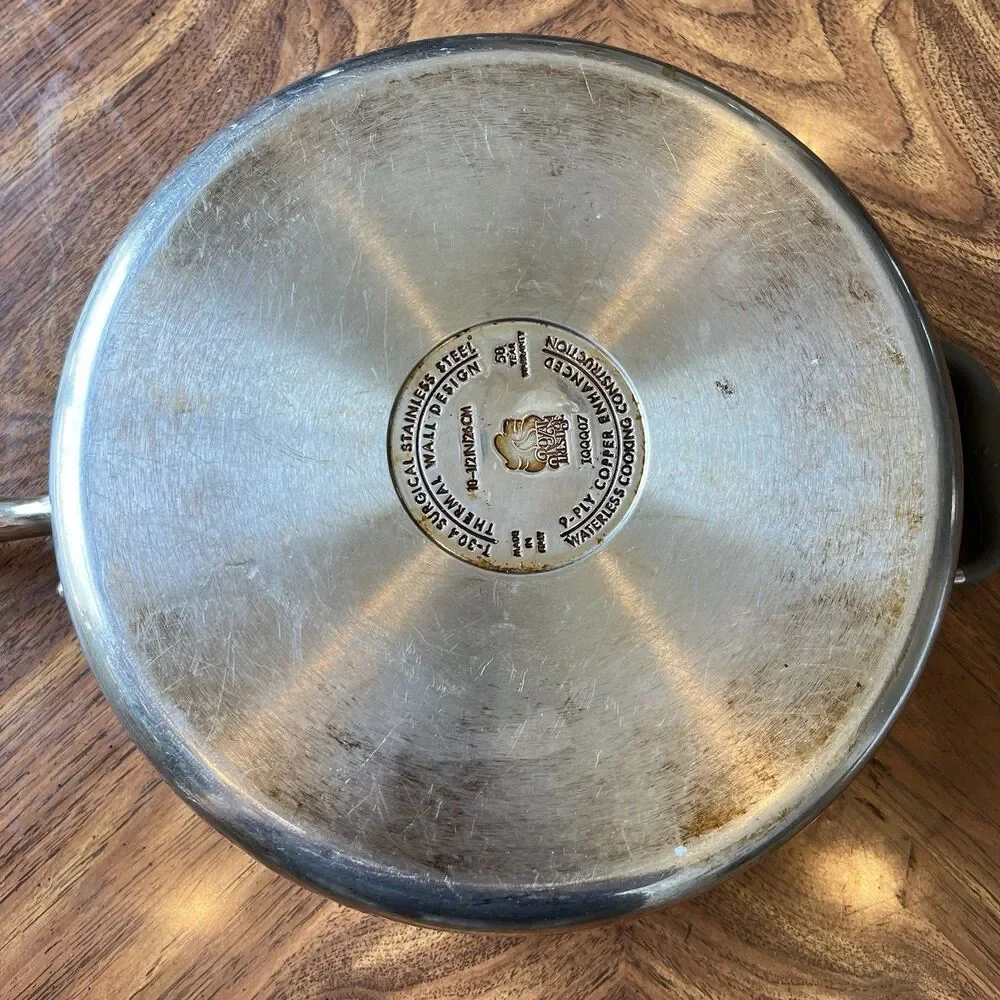 Royal Prestige 9 Ply Copper Enhanced 10.5” Skillet Sauce Pan No Lid T-304